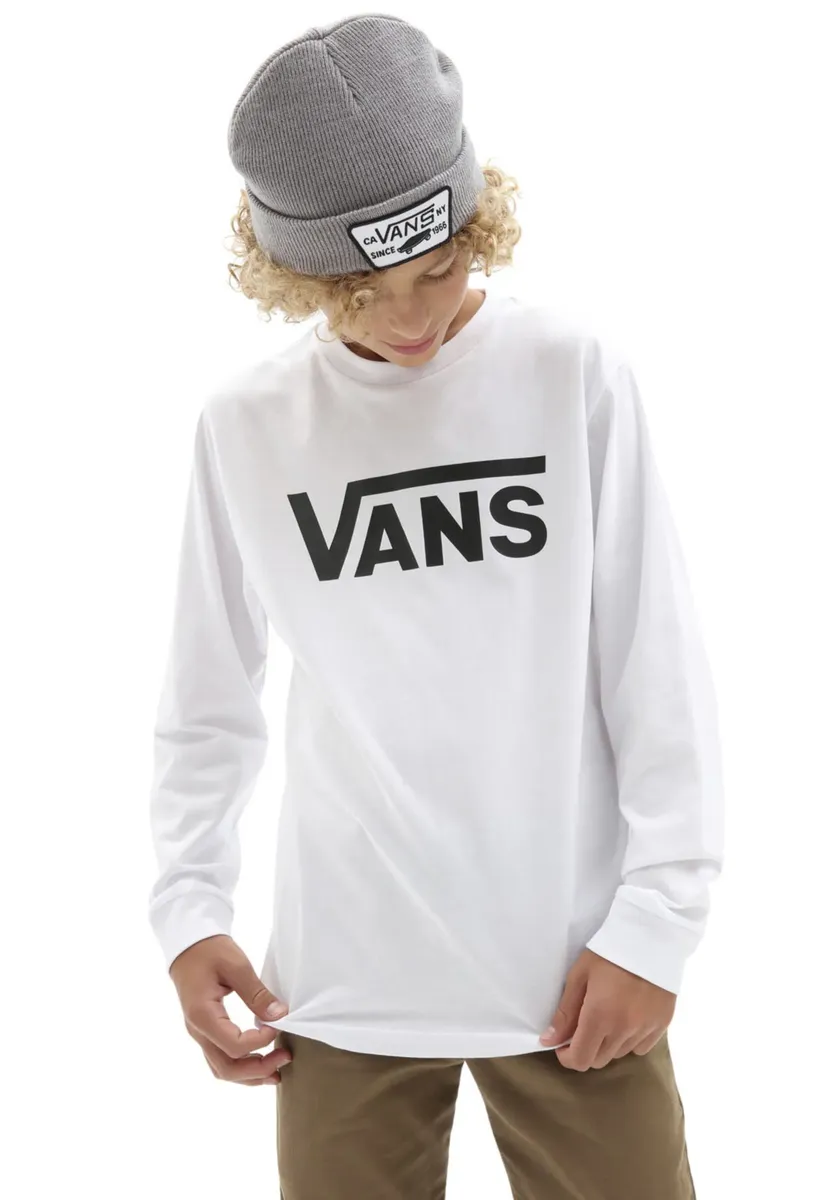 

Рубашка Vans с длинными рукавами "VANS CLASSIC LS BOYS", белый