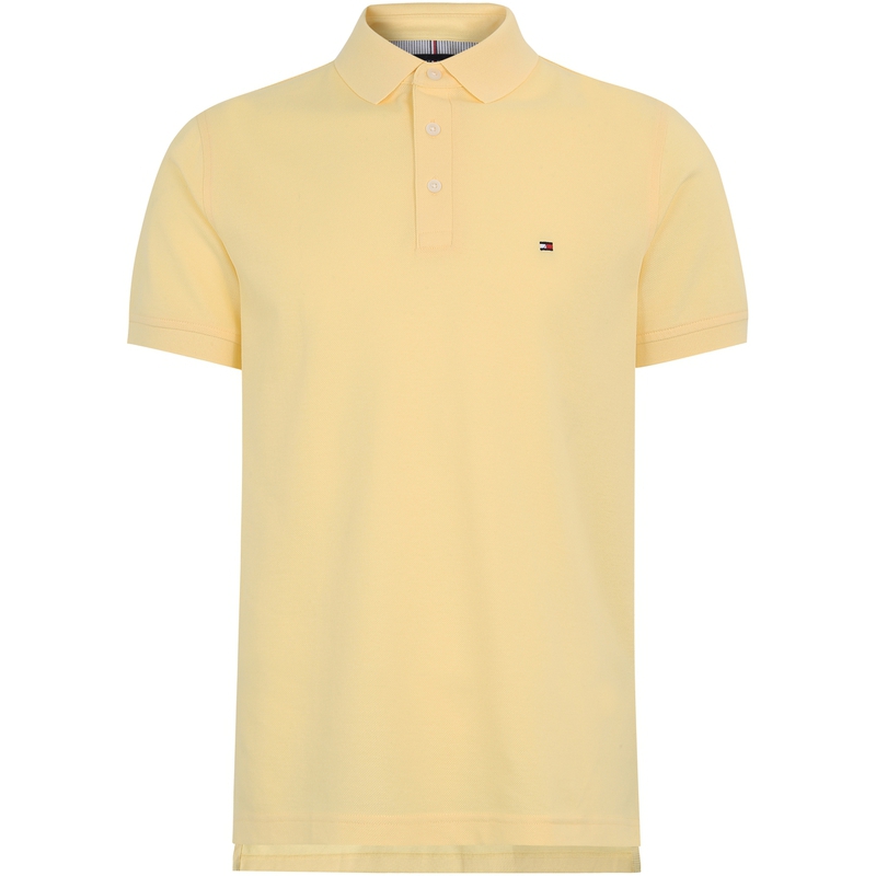 

Поло с вышитым логотипом Tommy Hilfiger, желтый