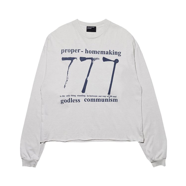 

Футболка Enfants Riches Déprimés 777 Long-Sleeve T-Shirt 'Faded White', белый