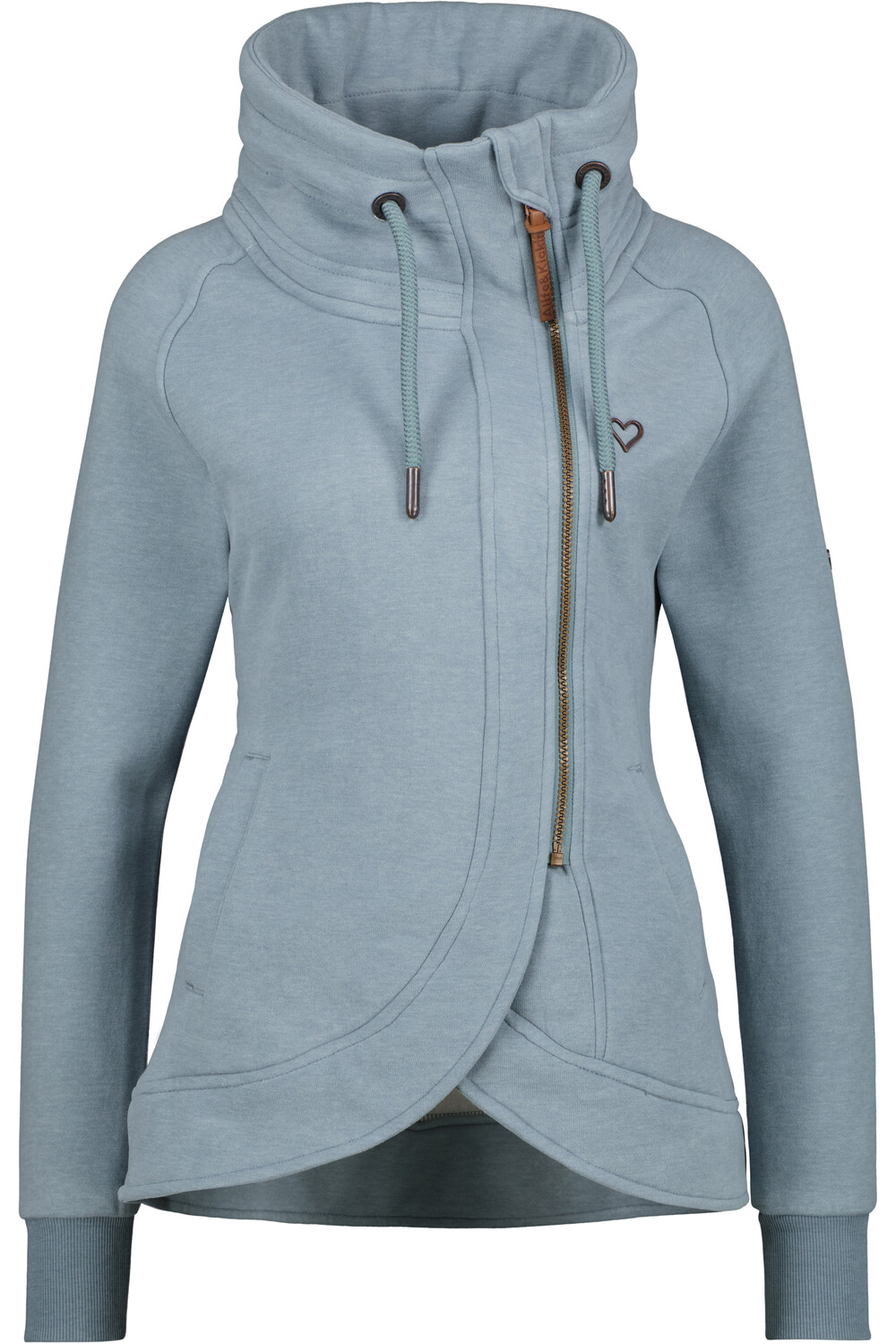 

Толстовка alife and kickin, Shirtjacke MerylAK A, цвет pacific melange