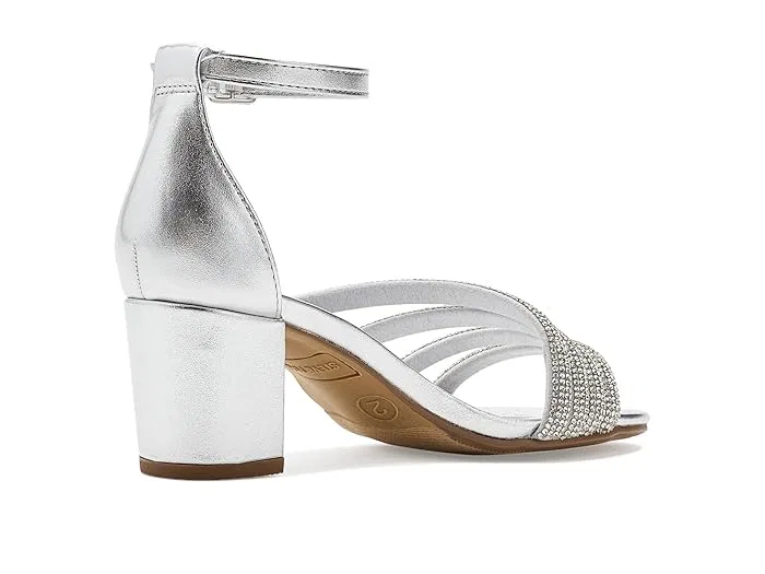 Туфли на каблуке с декором Haze Steve Madden Kids, Silver — фото 4