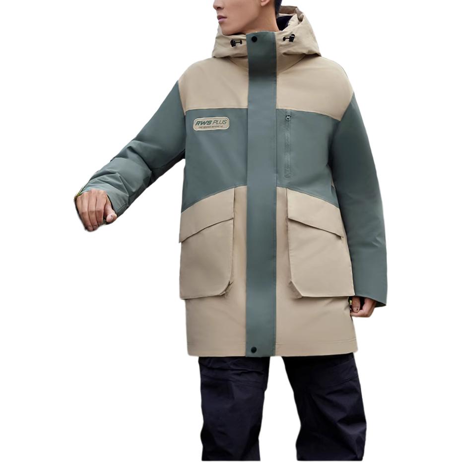 

361° Пуховик мужской Light Army Green/Sparrow Brown