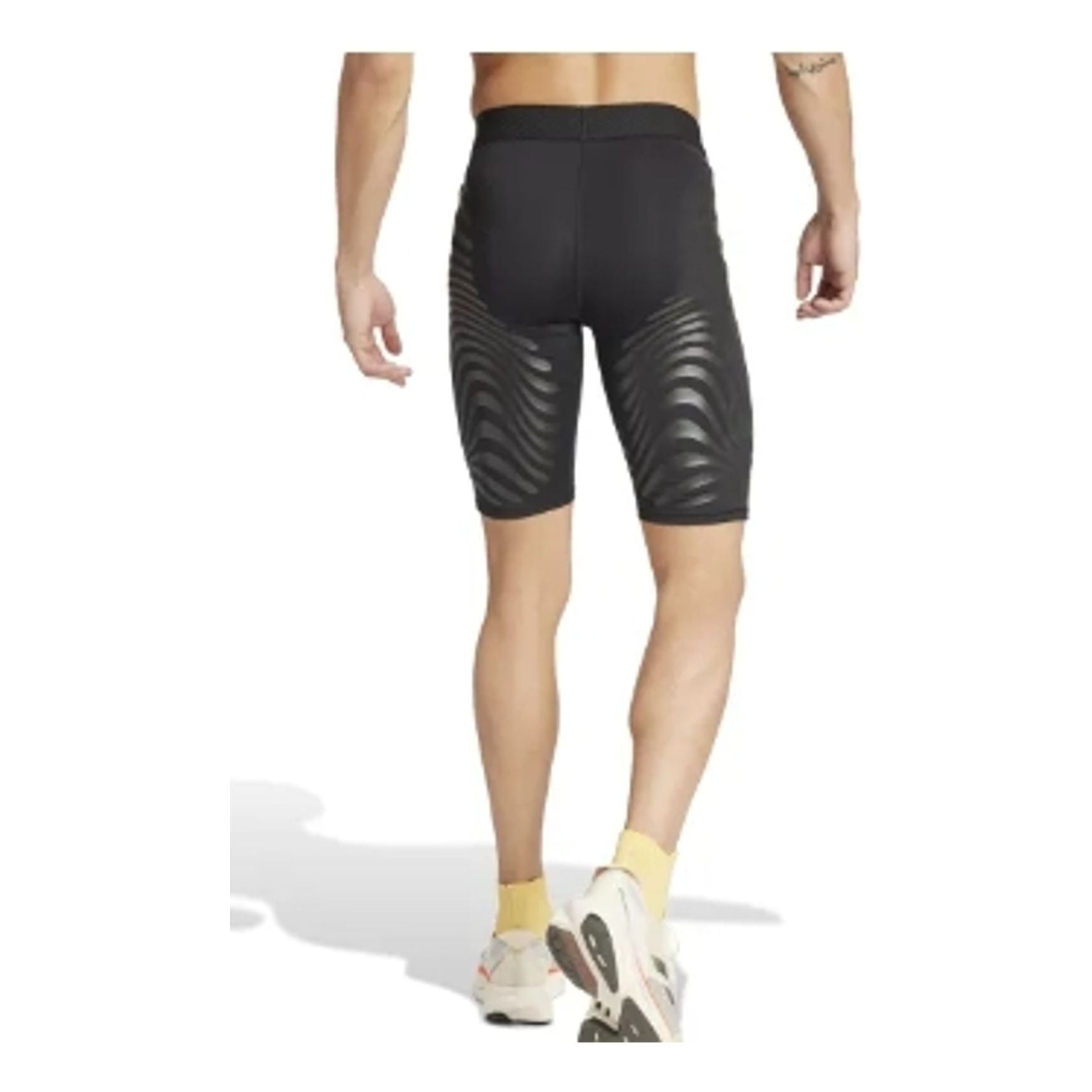 Леггинсы adidas Adizero Control Running Short Tights 'Black' — фото 3