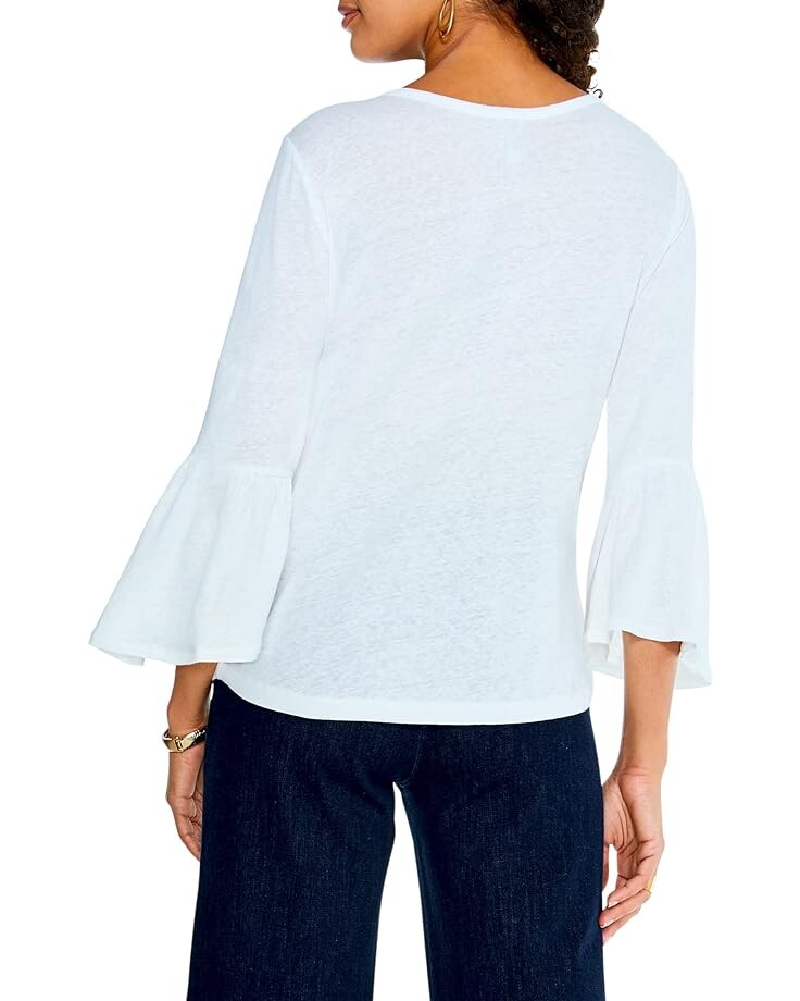 

Футболка NIC+ZOE Samba Tee, цвет Paper White