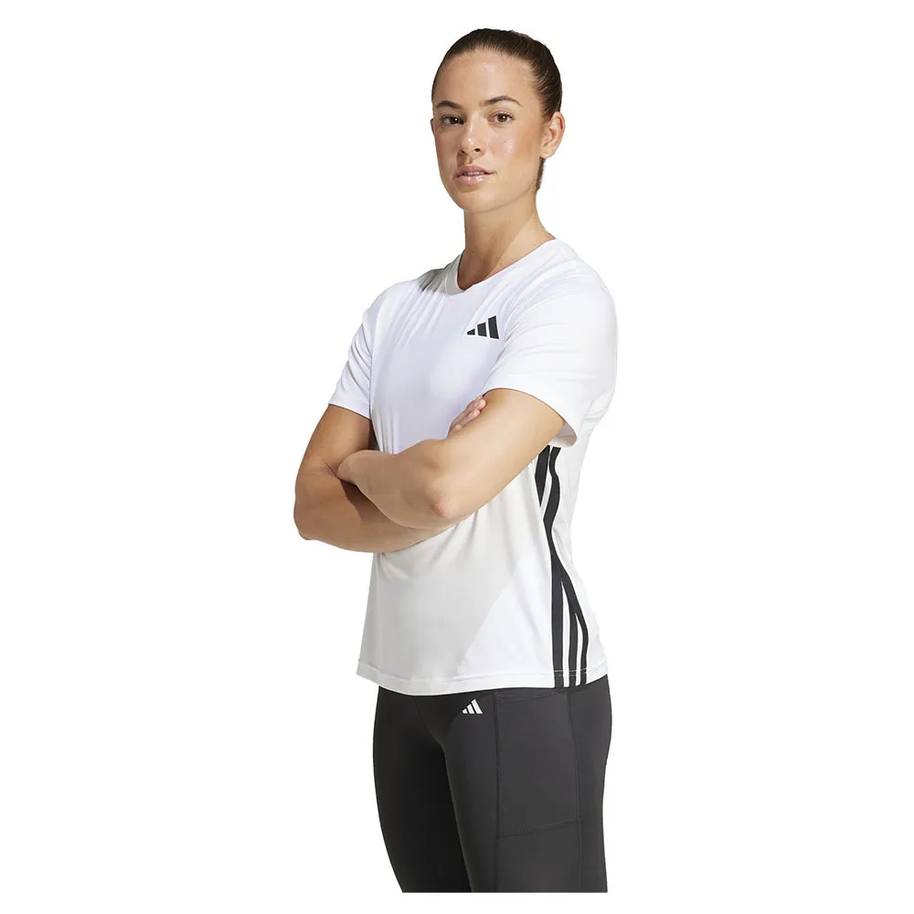 

Футболка с коротким рукавом спортивная adidas Train Essentials 3 Stripes Workout, белый