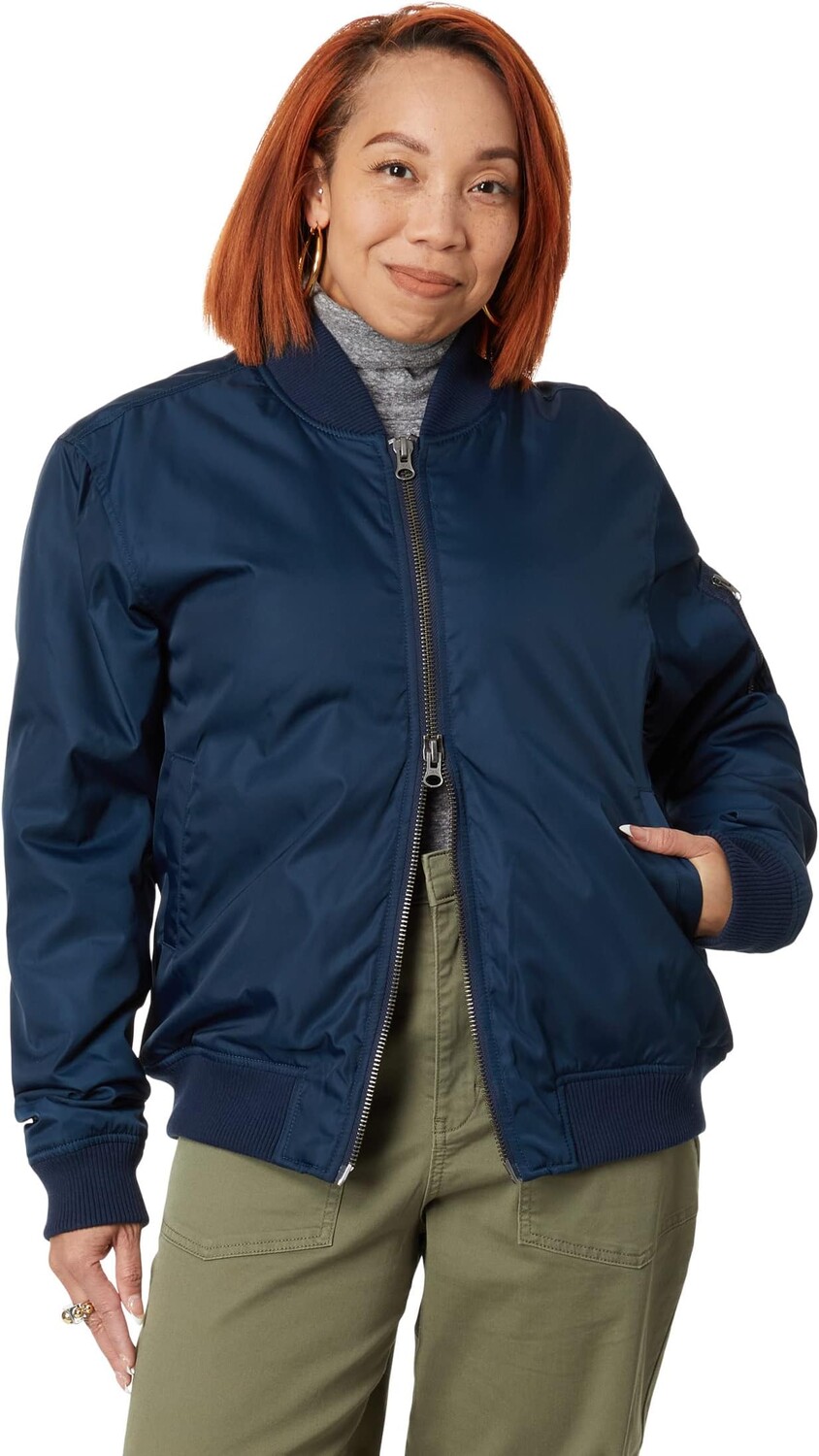 

Куртка Go-To Bomber Jacket LABEL, темно-синий