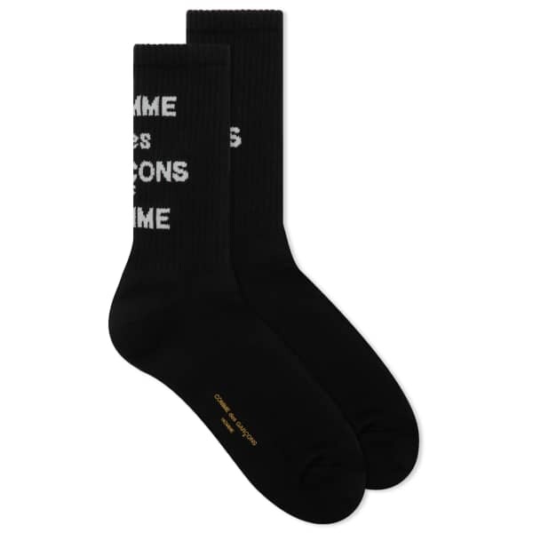 

Носки с логотипом Comme Des Garçons Homme, черный