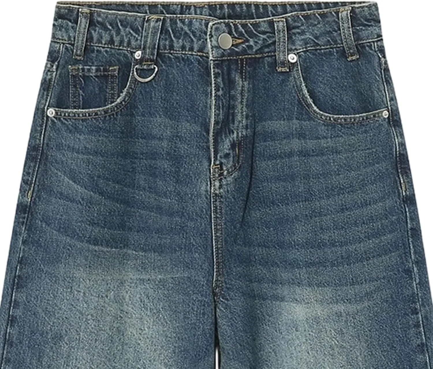 Джинсы свободные High Street Casual, Blue 11 — фото 2