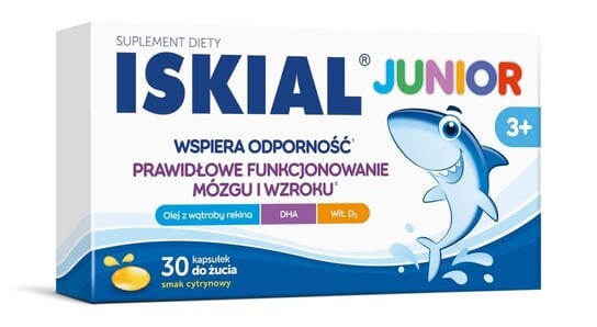 

USP Zdrowie, Iskial Junior, со вкусом лимона, 30 жевательных капсул