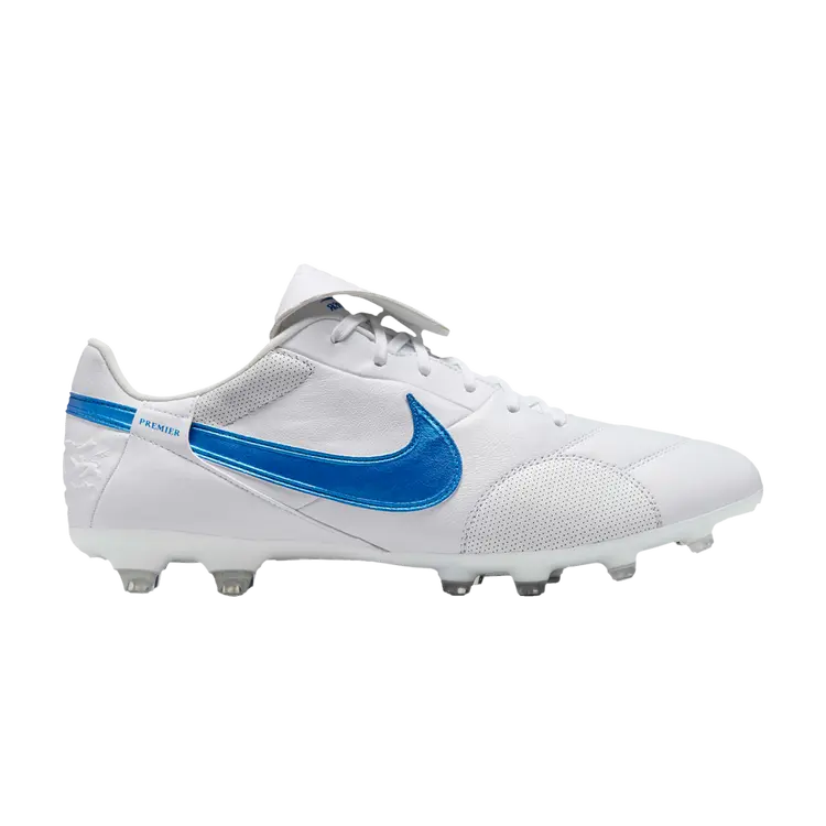 

Кроссовки Premier 3 Low FG, цвет White Signal Blue, Белый, Кроссовки Premier 3 Low FG, цвет White Signal Blue