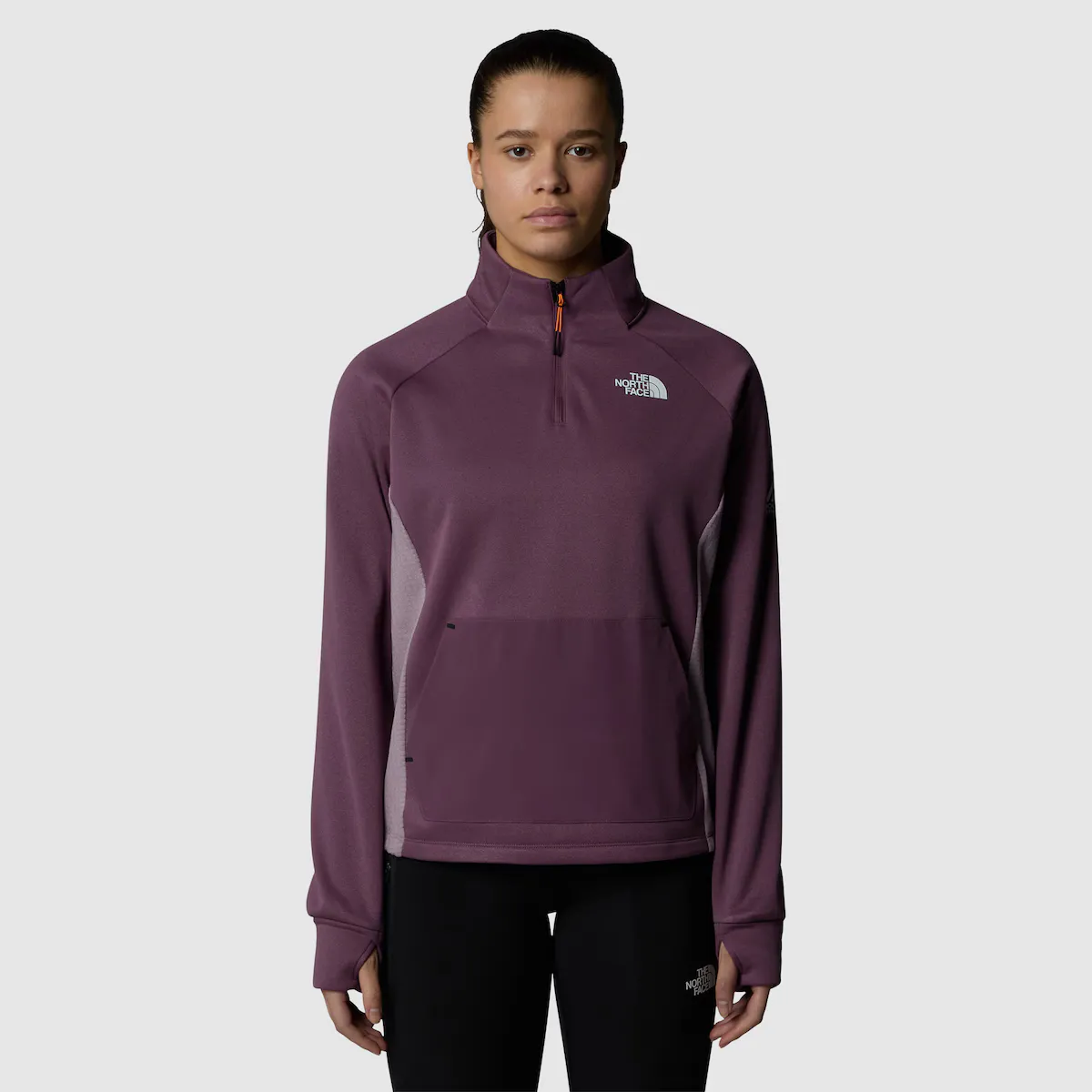 

Женская 1/4 Флисовая сторона The North Face, пурпурный