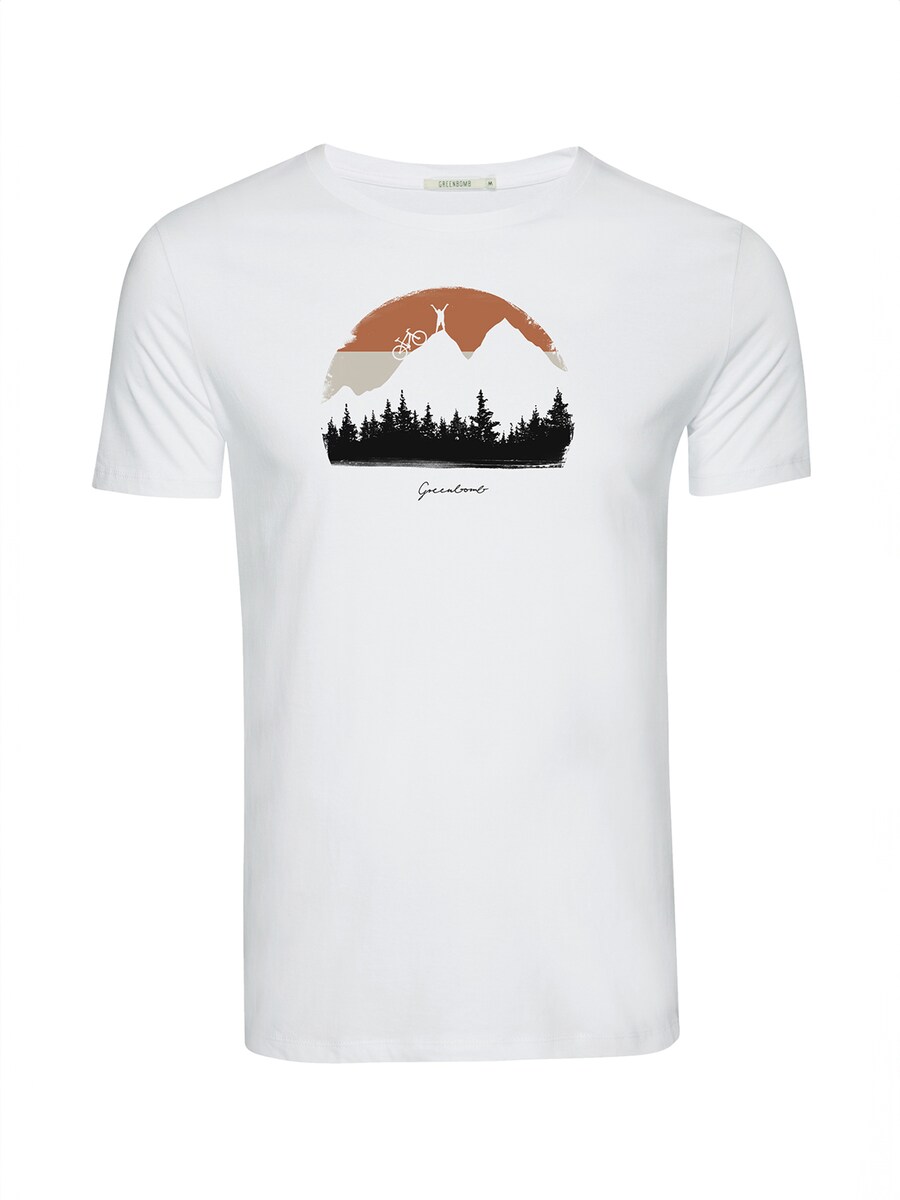 

Рубашка GREENBOMB Nature Forest Happy, белый