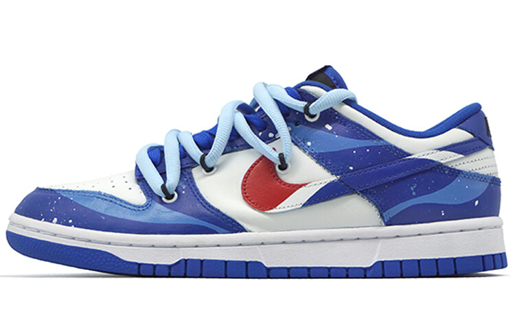 

Кроссовки Nike Dunk Skateboard Shoes Women's Low-Top Blue/White/Red