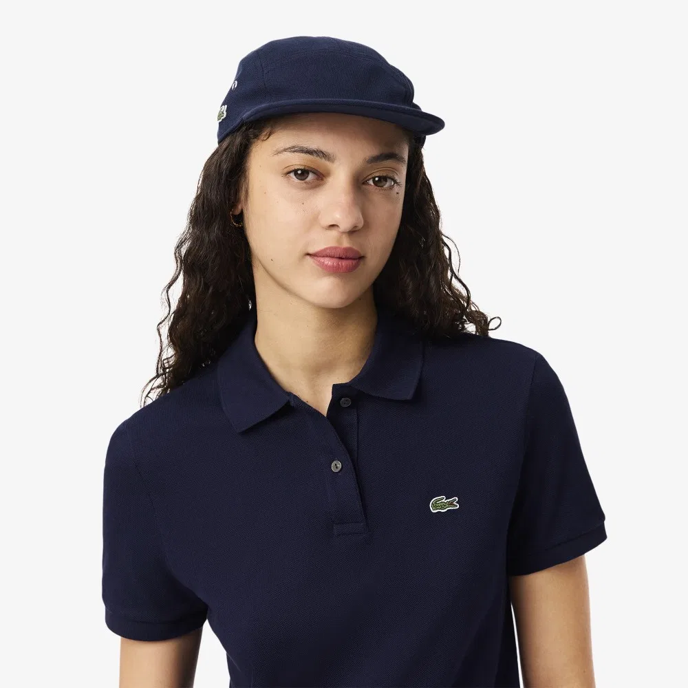 Футболка-поло Lacoste Классическая, тёмно-синяя — фото 2