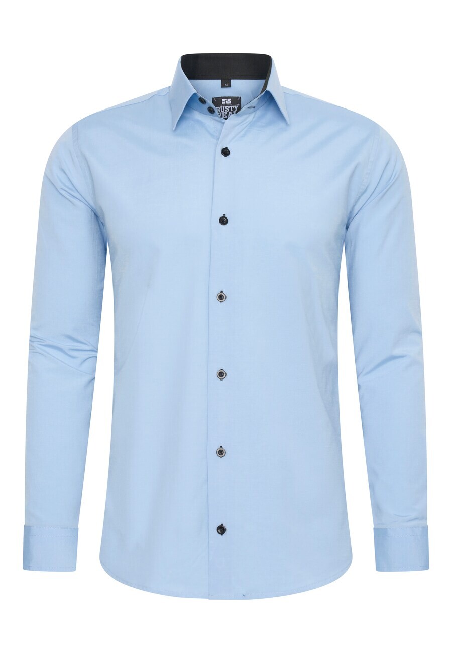 

Повседневная рубашка Rusty Neal Regular fit Button Up Shirt, светло-синий