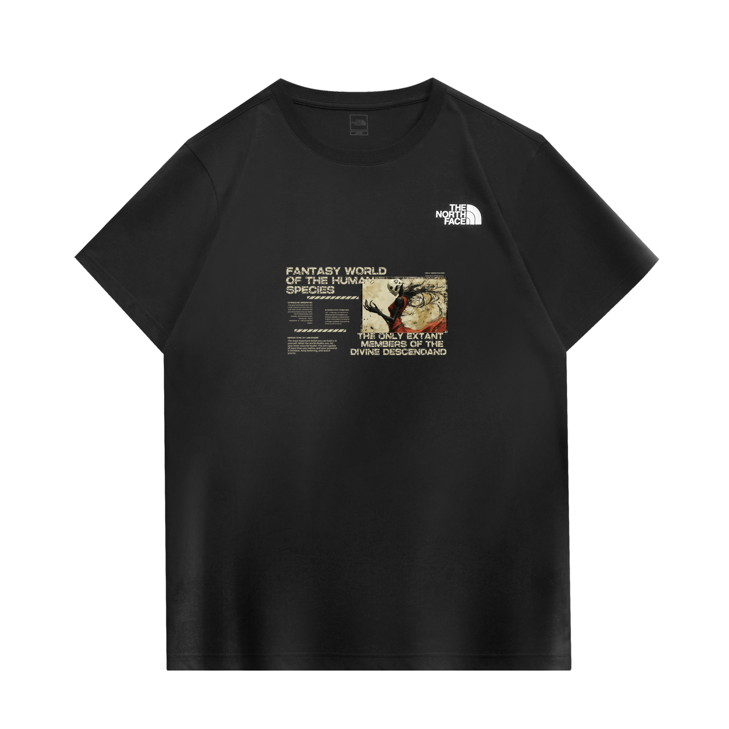 

THE NORTH FACE Футболка унисекс черная, Черный, THE NORTH FACE Футболка унисекс черная