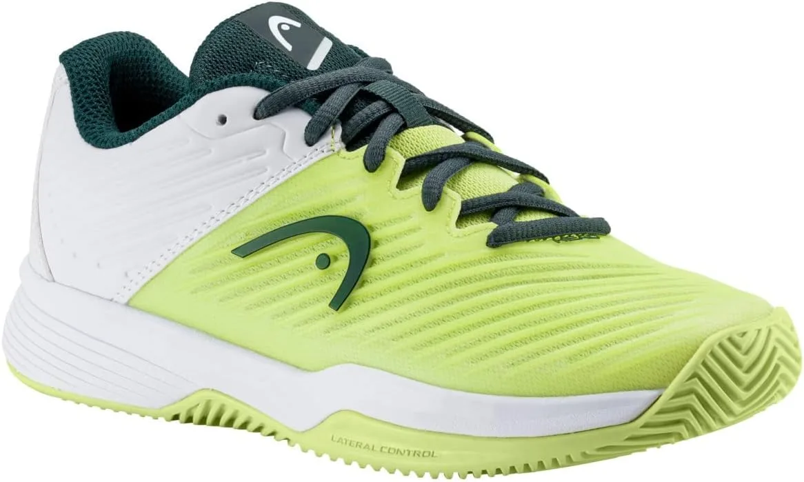 Теннисные кроссовки Revolt Pro 4.0 Clay Junior Unisex HEAD, светло-зеленый/белый — фото 3