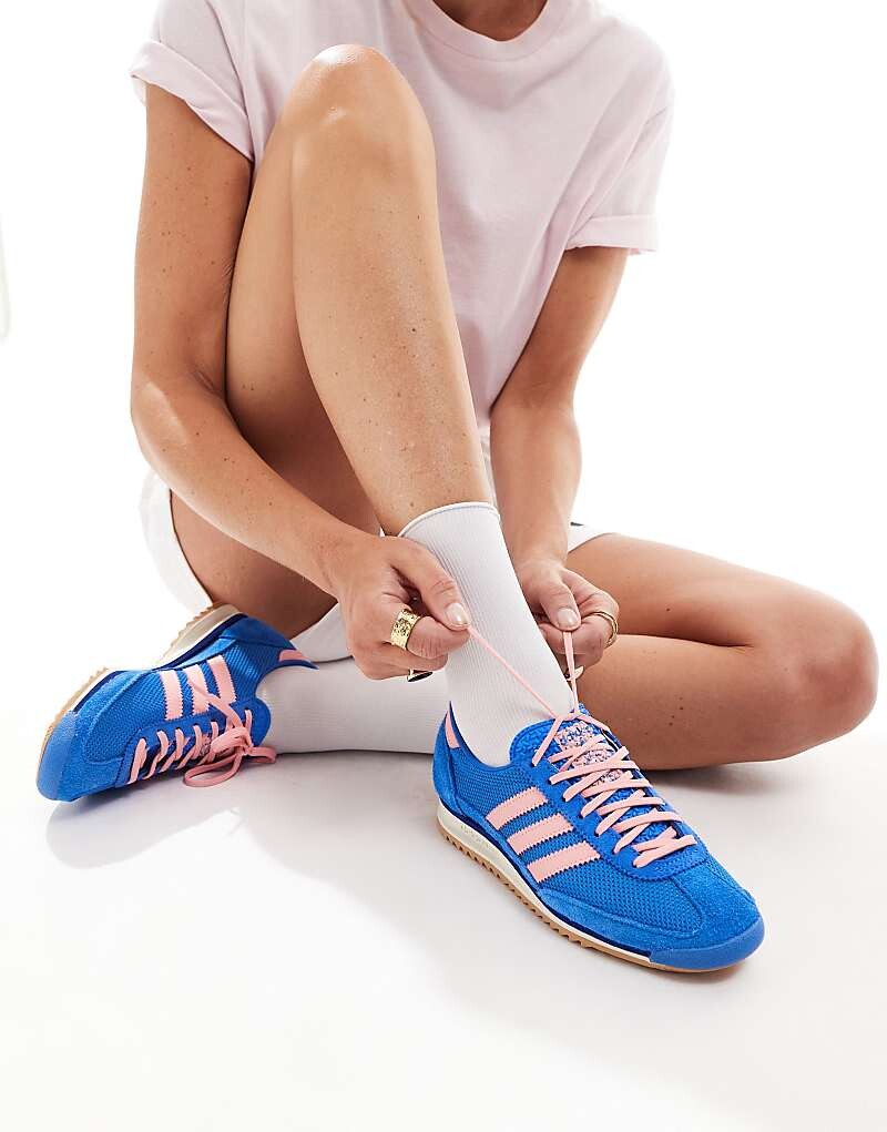 

Синие и розовые кроссовки adidas Originals SL 72 OG, Синий, Синие и розовые кроссовки adidas Originals SL 72 OG