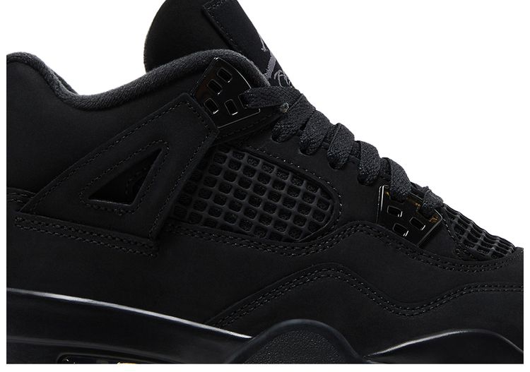 Кроссовки Air Jordan 4 Retro GS 2025, черный — фото 2