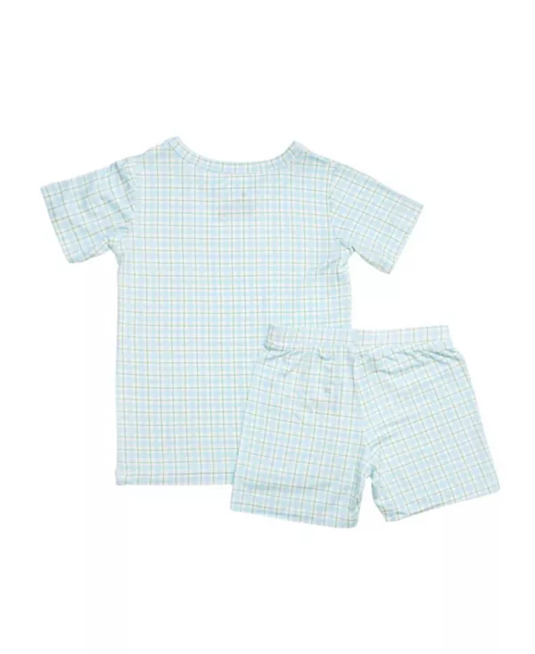 

Детский пижамный комплект в стиле блюграсс для пикника - для малышей и маленьких детей. Motette, синий