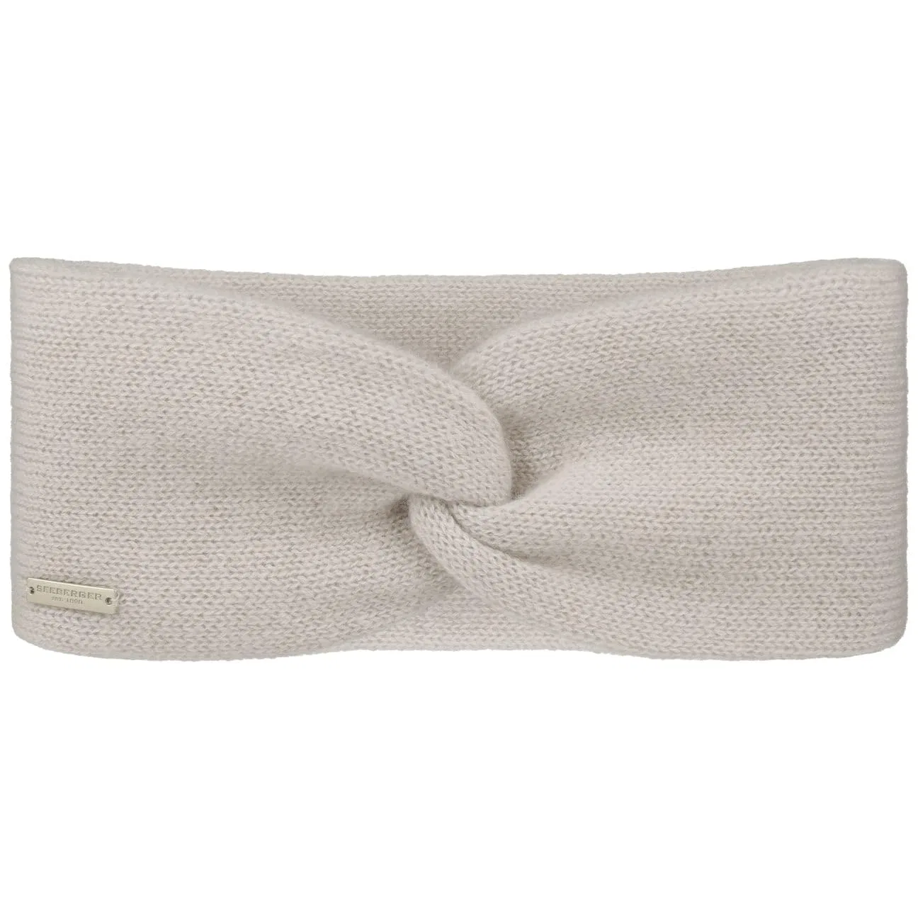 Кашемировая повязка на голову Seeberger Lasuna (один размер, светло-бежевый) Seeberger, Light Beige