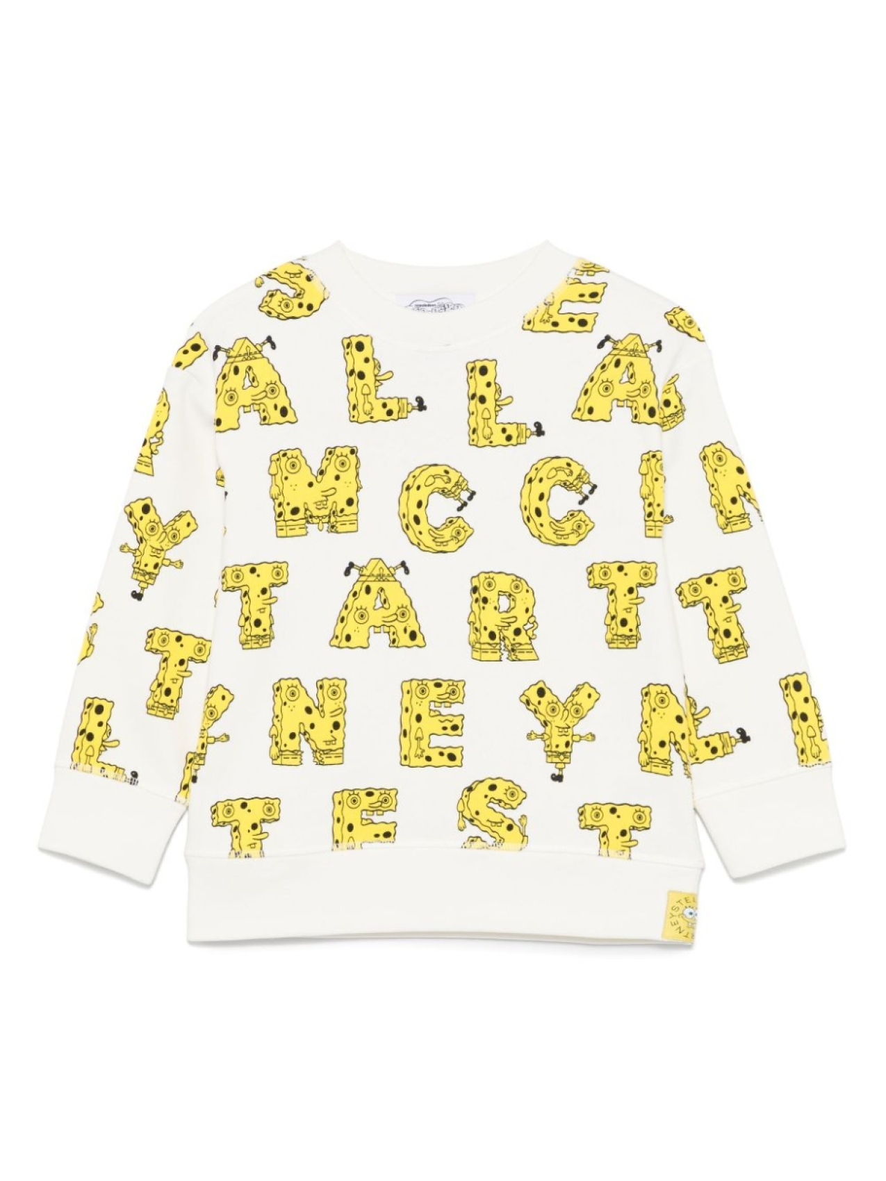 

Stella McCartney Kids толстовка с принтом из коллаборации с SpongeBob SquarePants, белый