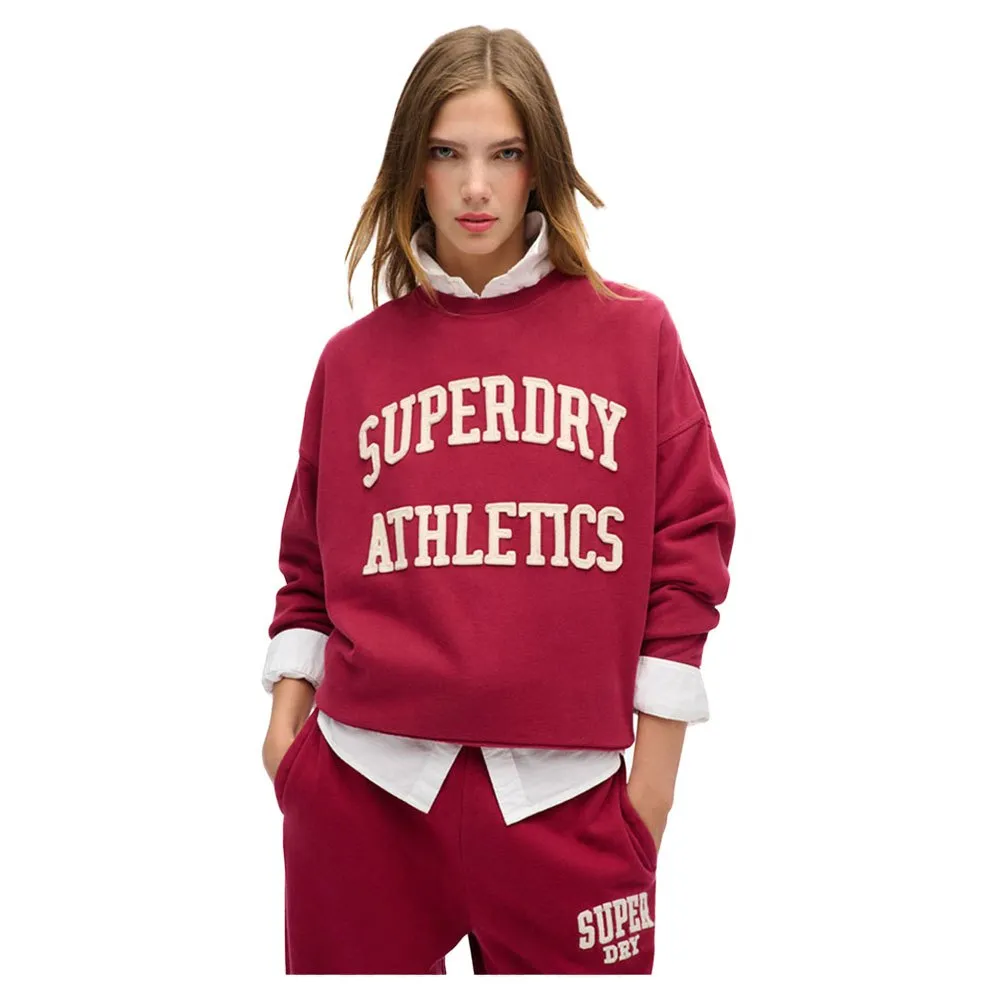 

Толстовка Superdry Athletic Appliqu, красный