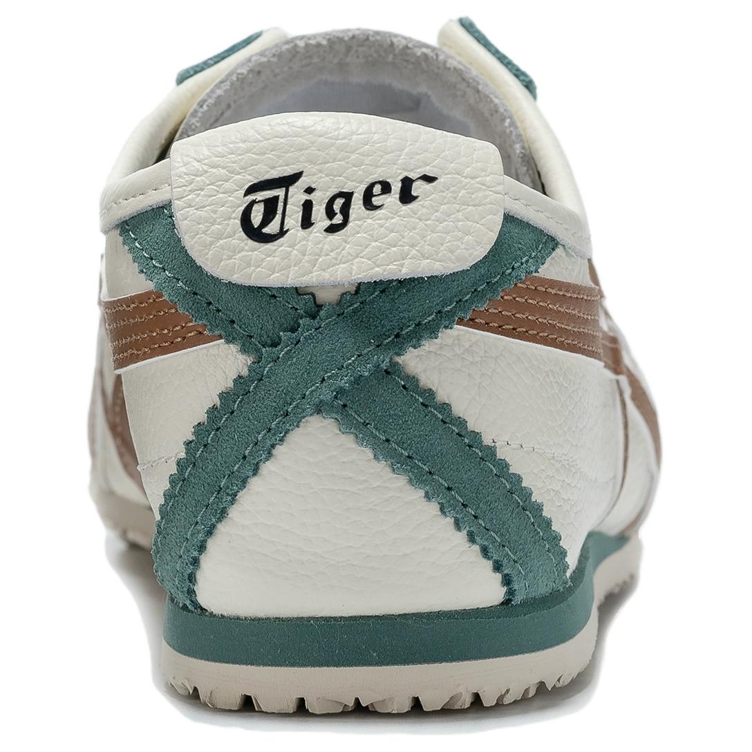 Onitsuka Tiger Мексика 66 'Крем Зеленый Апельсин' - Бежевый/Сине-Зеленый/Коричневый, цвет Beige/Blue Green/Brown — фото 4