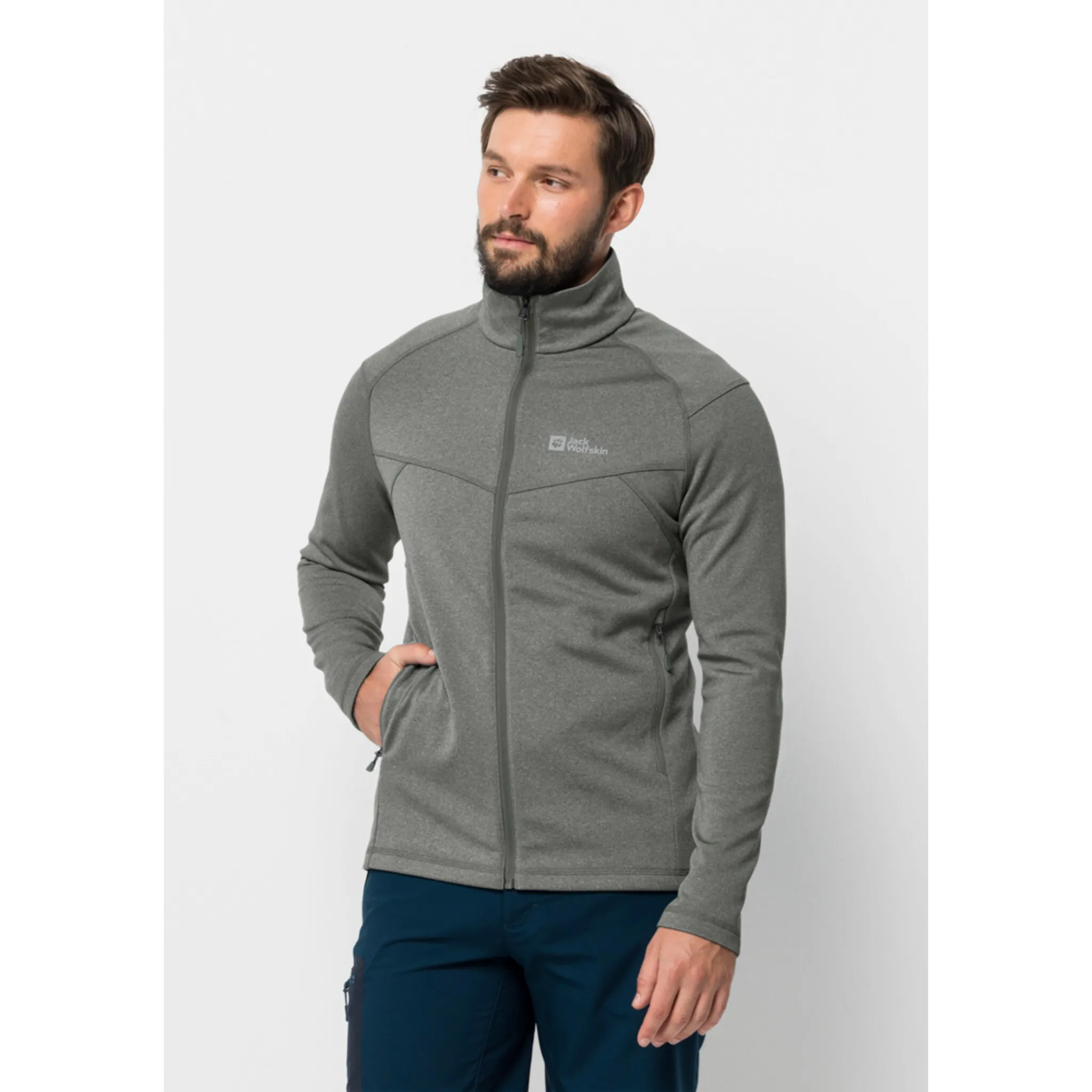 

Флисовая куртка Jack Wolfskin "FORTBERG FZ M", зеленый
