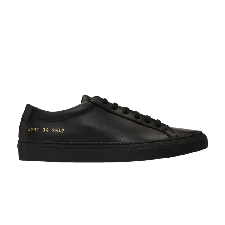 Кроссовки Common Projects Wmns Achilles Low Black, черный