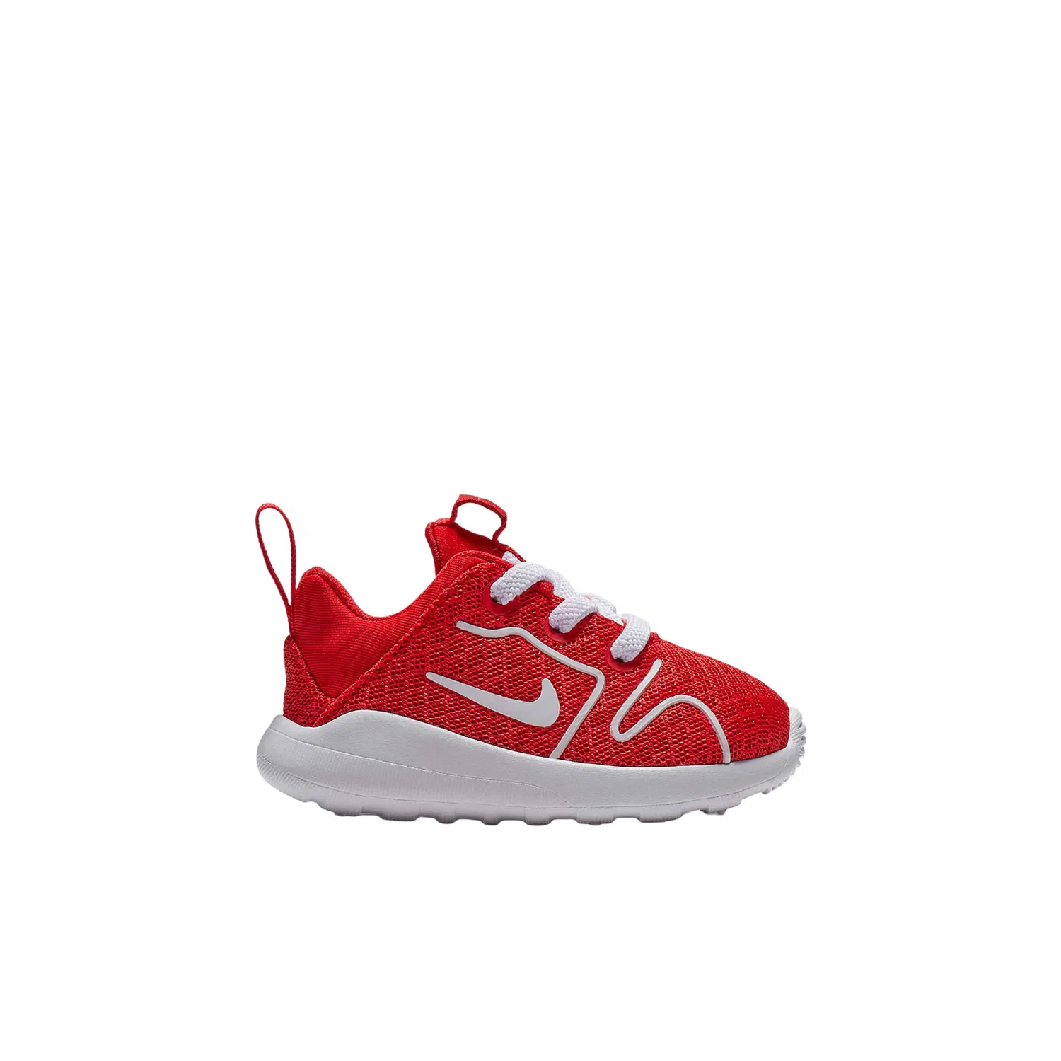 Кроссовки детские Nike Kaishi 2.0 красные с белым — фото 3