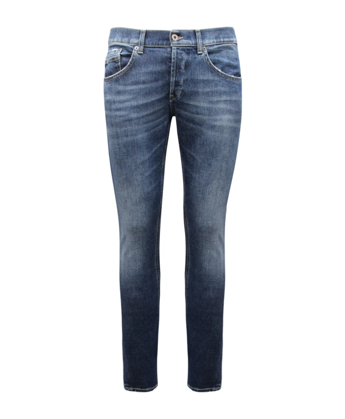 

Узкие брюки, изготовленные в Италии. Dondup, синий