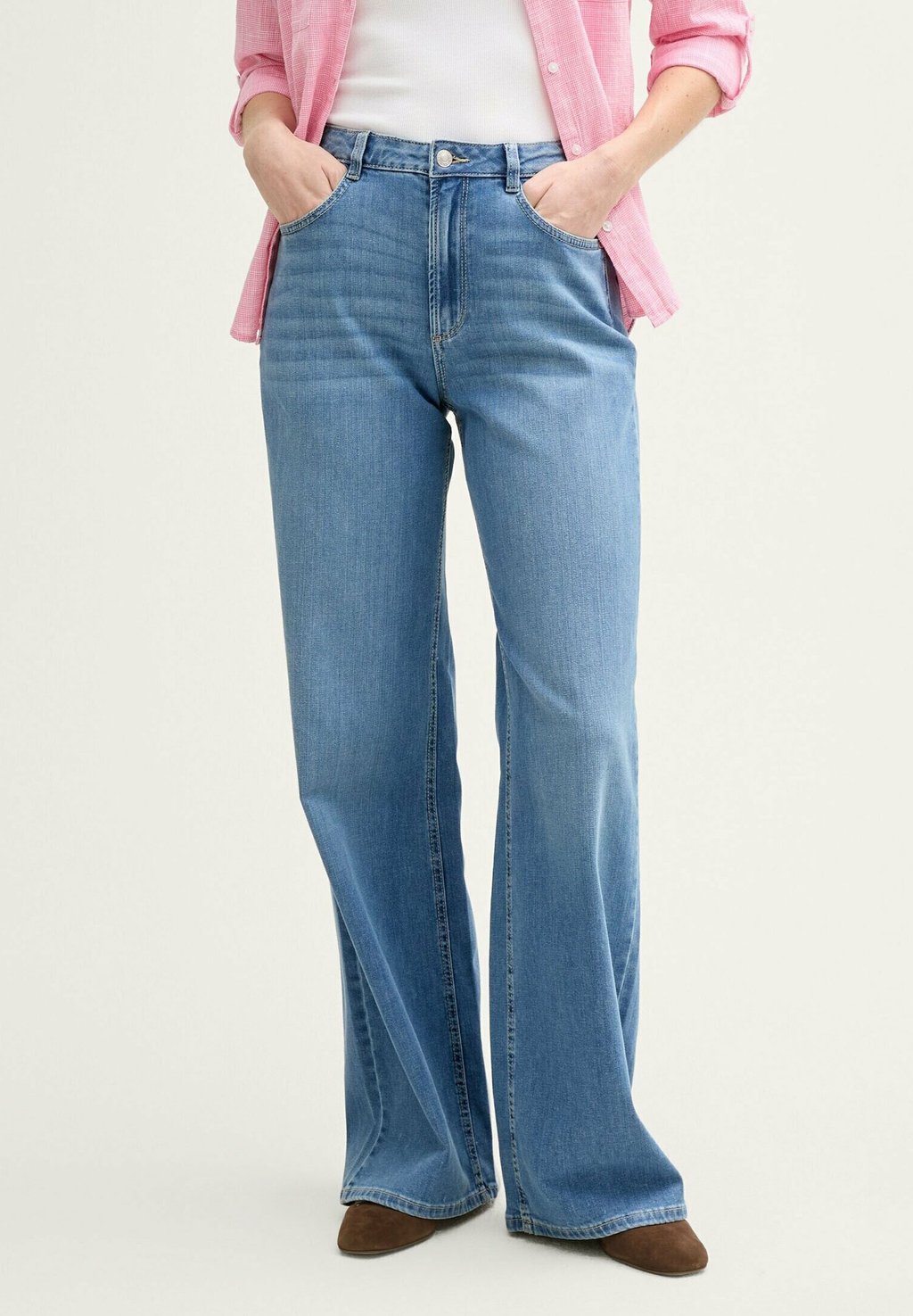 

Расклешенные джинсы WIDE MIT HIGH WAIST TOM TAILOR, деним