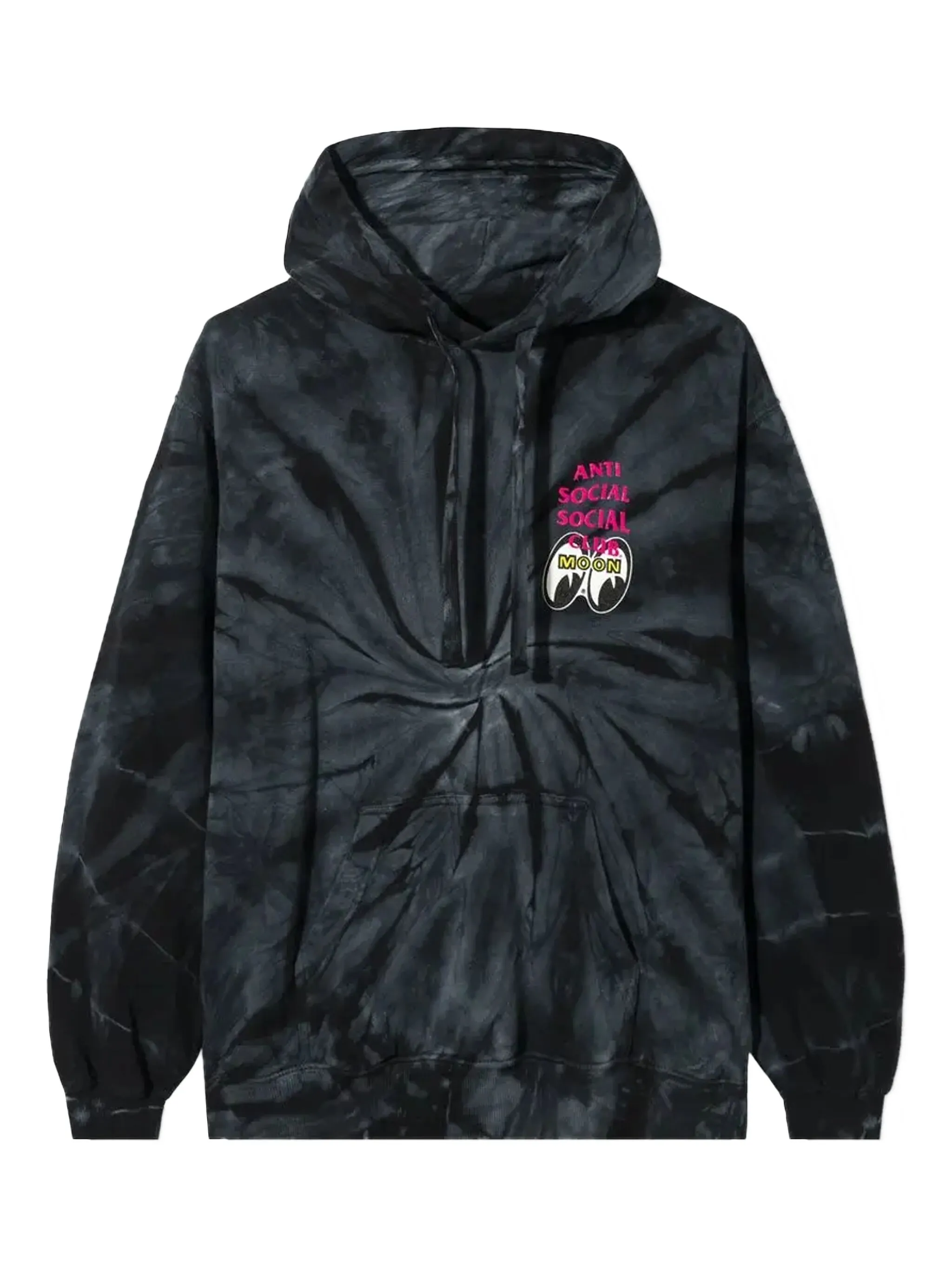 

Худи Stacked Tie Dye Anti Social Social Club, черный
