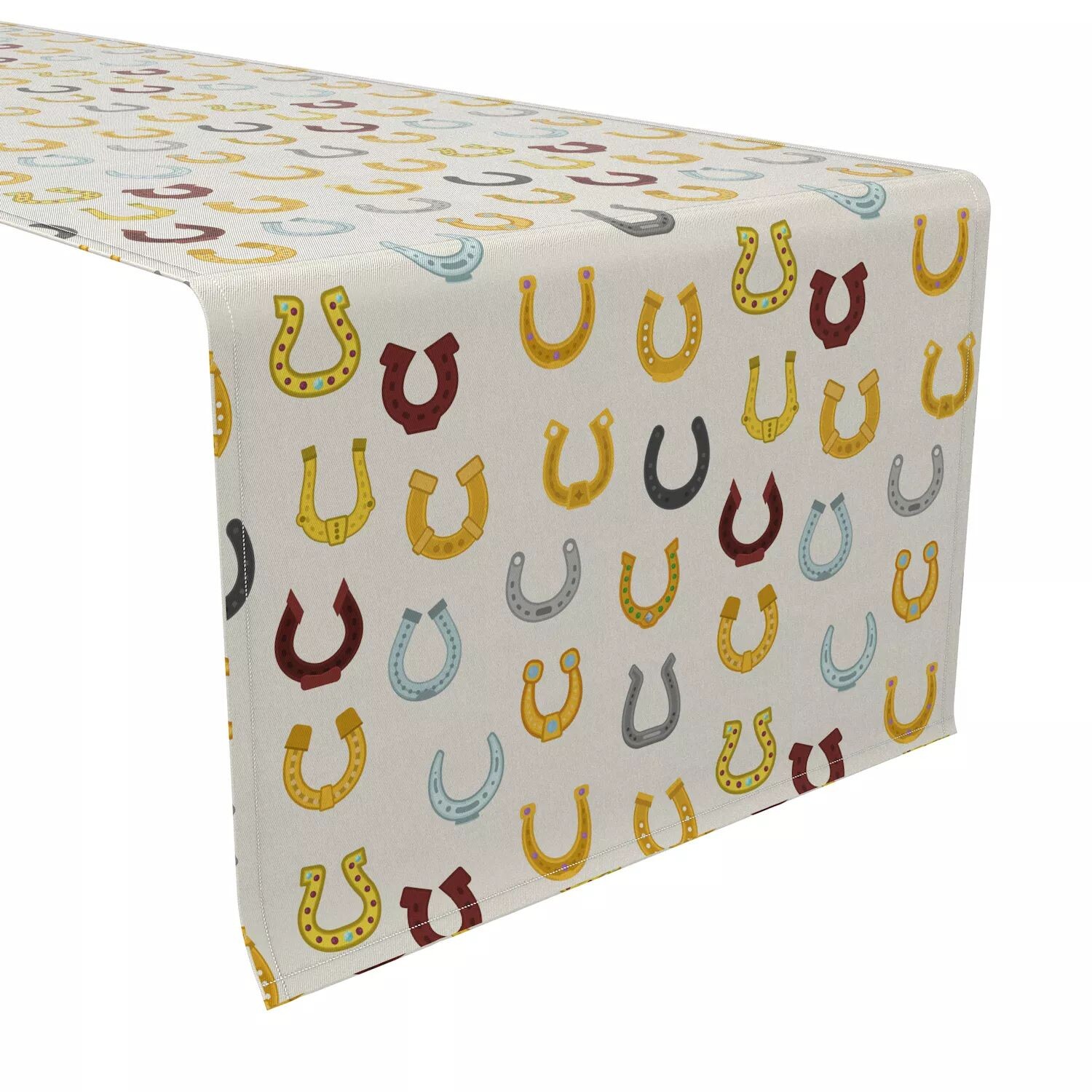 

Скатерть-дорожка, 100 % хлопок, 16x90 дюймов, подкова Icons