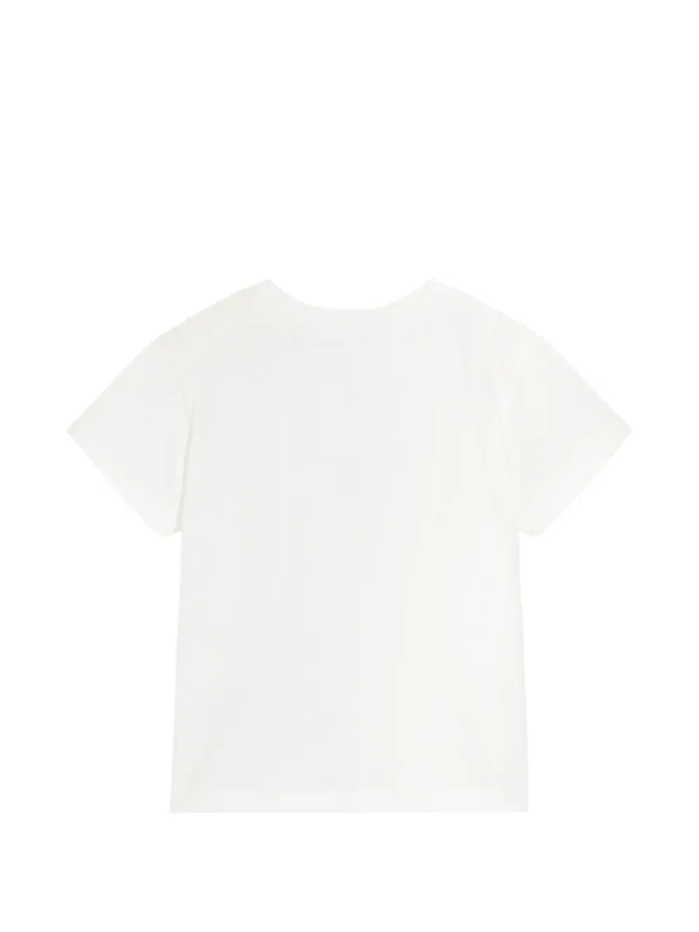 Футболка из джерси с тисненым логотипом Dolce & Gabbana Kids, белый — фото 2