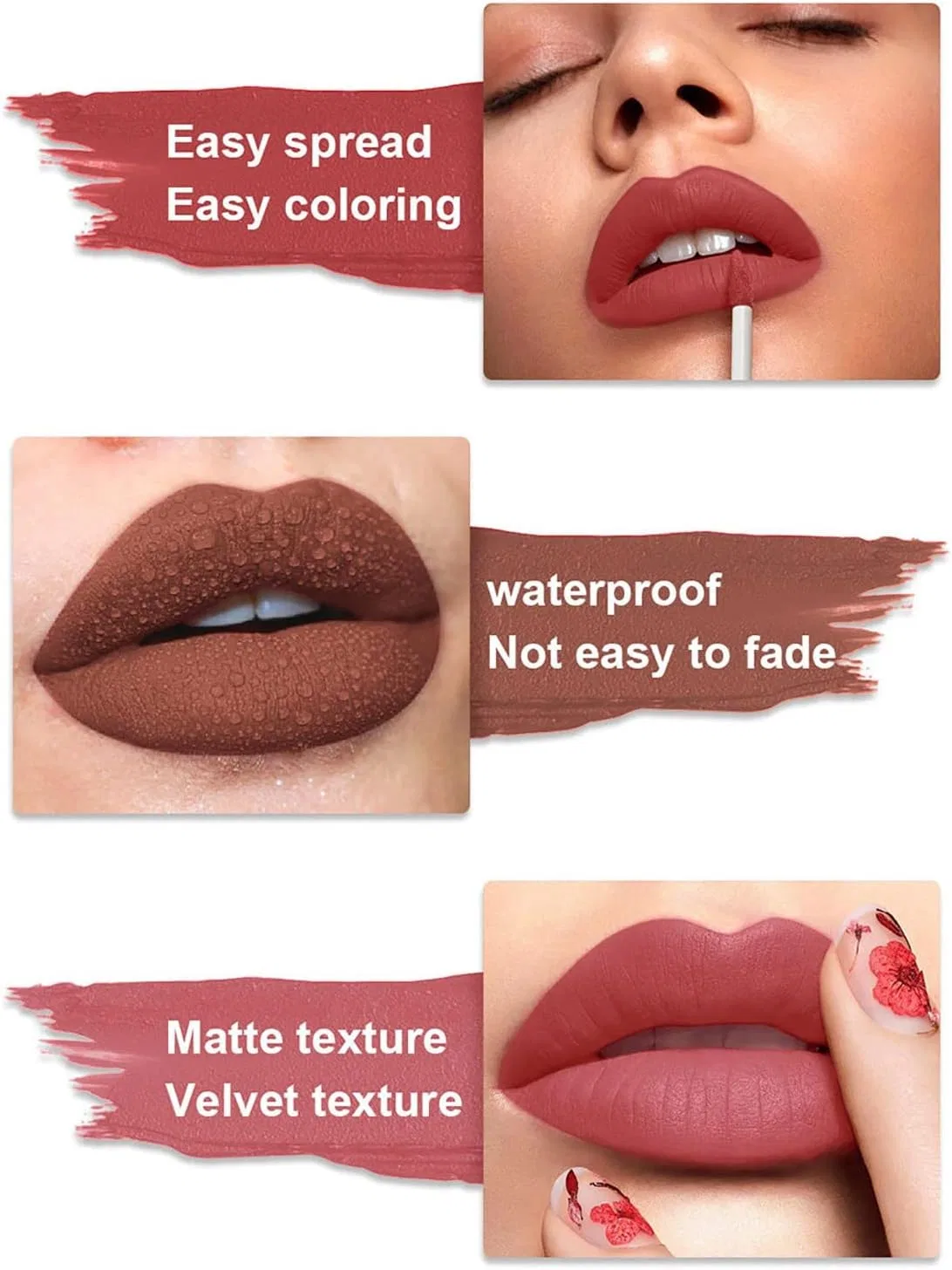 Набор блесков для губ Velour Lip Gloss Generic, 12 мл, цвет b — фото 4