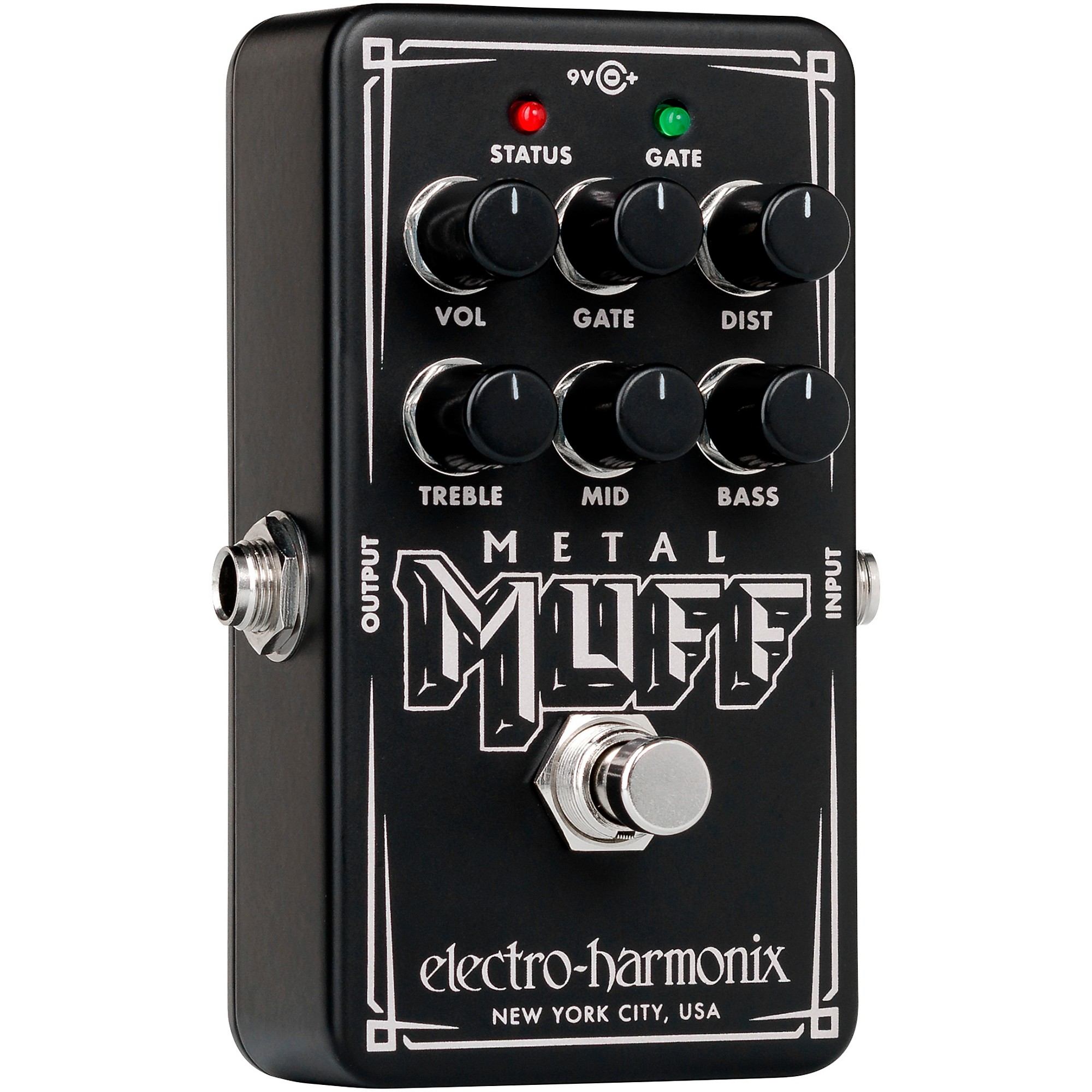 

Педаль эффектов Distortion Electro-Harmonix Nano Metal Muff, черная, Черный, Педаль эффектов Distortion Electro-Harmonix Nano Metal Muff, черная