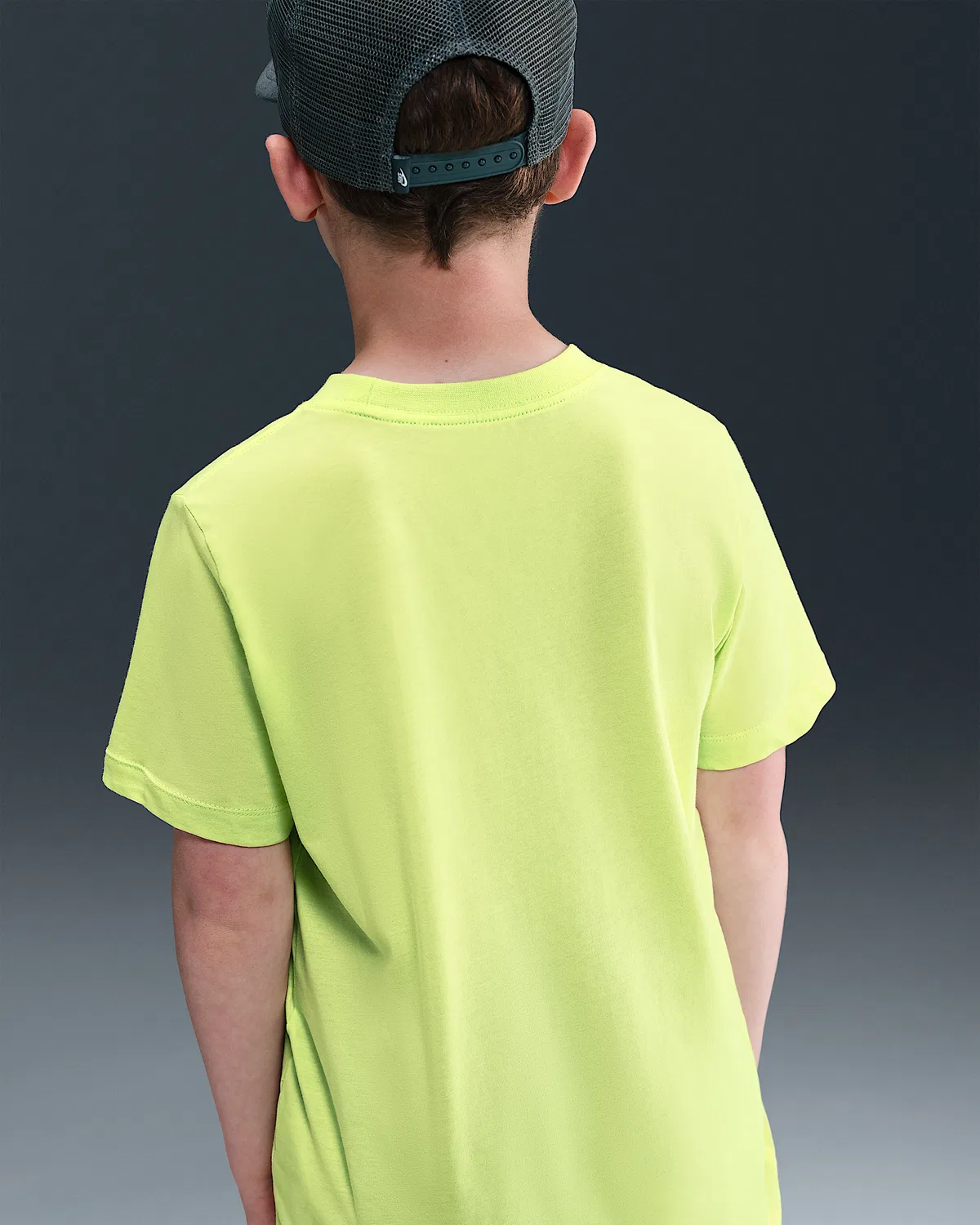 Детская футболка Nike Sportswear, Light Lemon Twist — фото 2