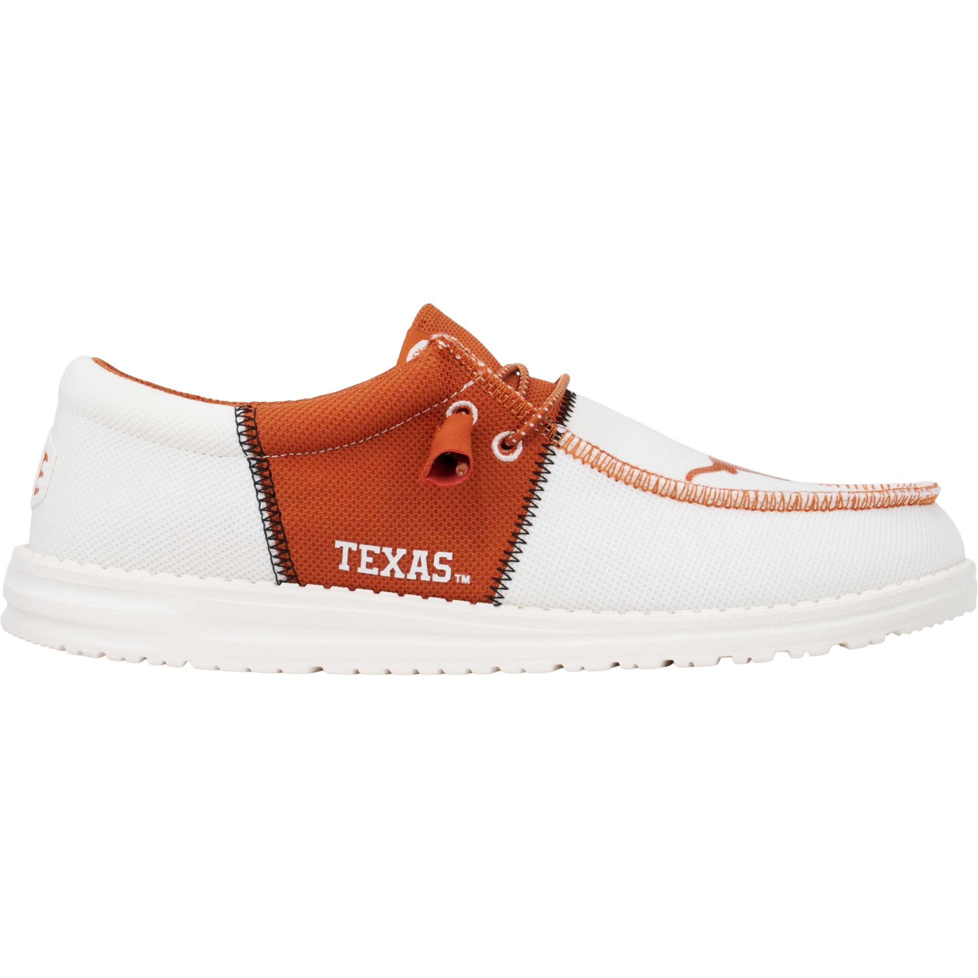 Мужские кроссовки Wally Tri Texas Longhorns Hey Dude, Burnt Orange — фото 3
