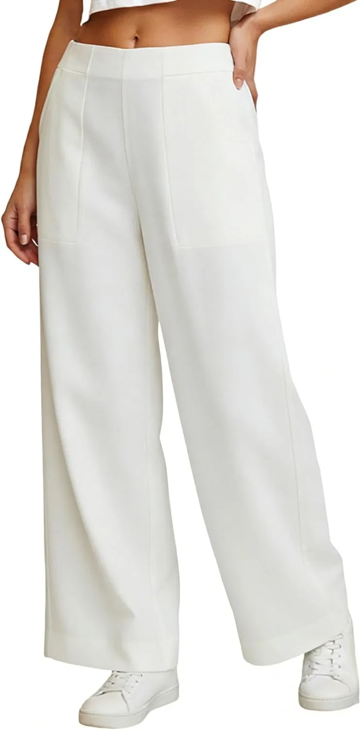 Джинсы свободные Women's Straight Leg Jeans, White
