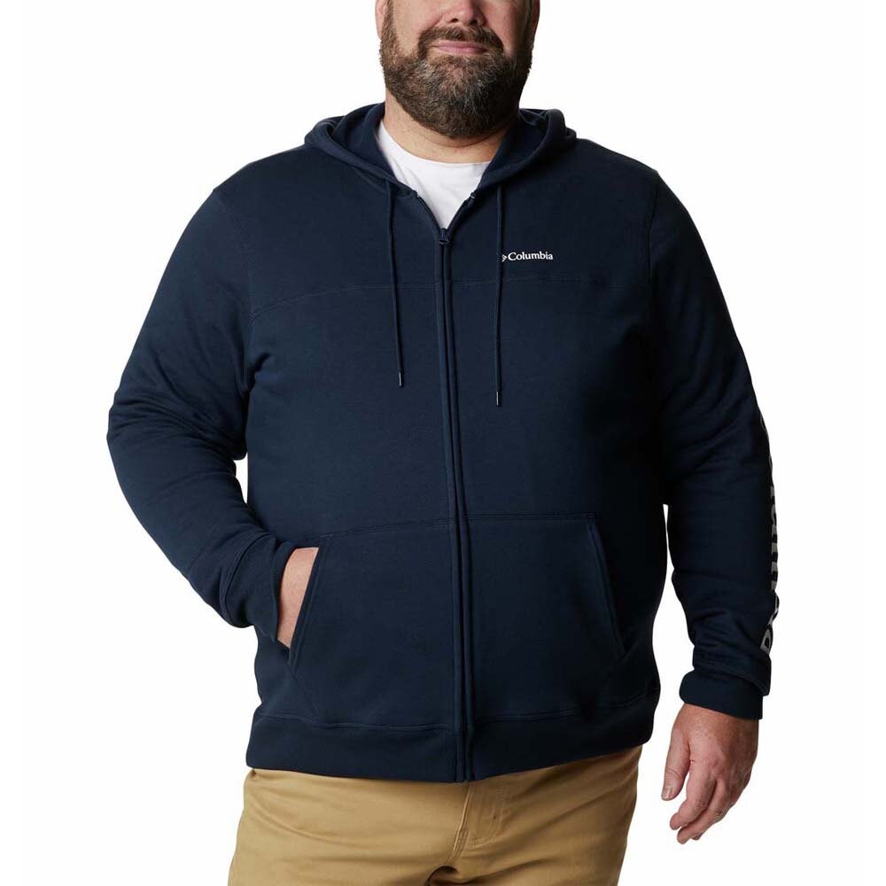 

Толстовка Columbia Logo Full Zip, синий