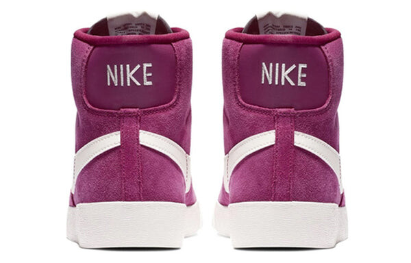 Кроссовки блейзер средний винтаж замша Nike, красный — фото 4