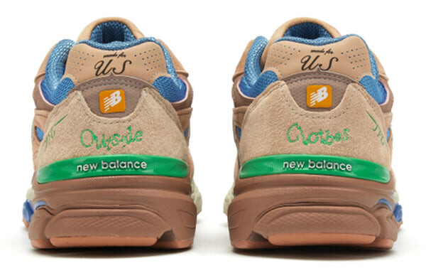 Кроссовки x joe freshgoods 990v3 сделано в сша New Balance, коричневый — фото 4