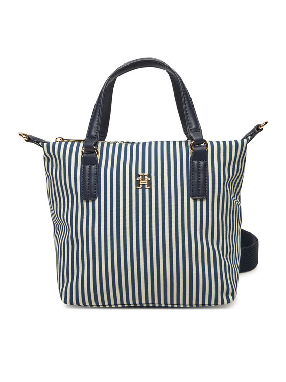 

Сумочка Poppy Summer Small Tote AW0AW17202 Tommy Hilfiger, синий