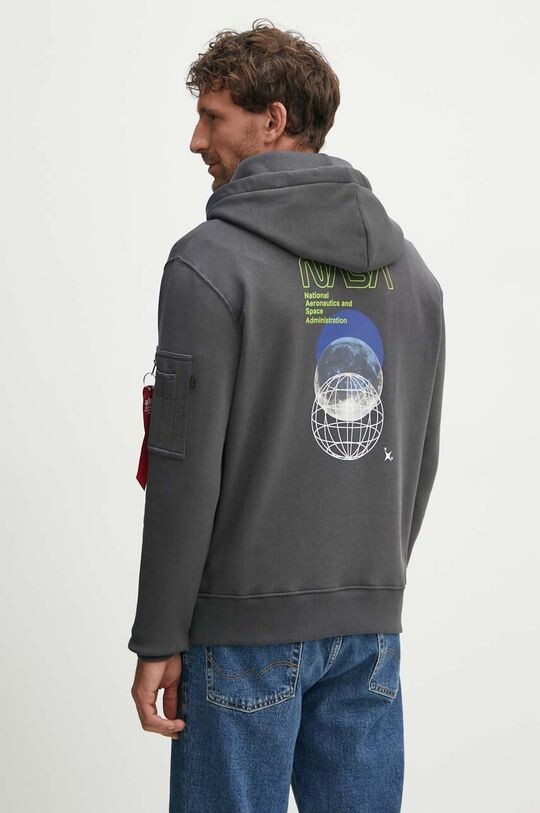 

Толстовка НАСА Орбита Alpha Industries, серый