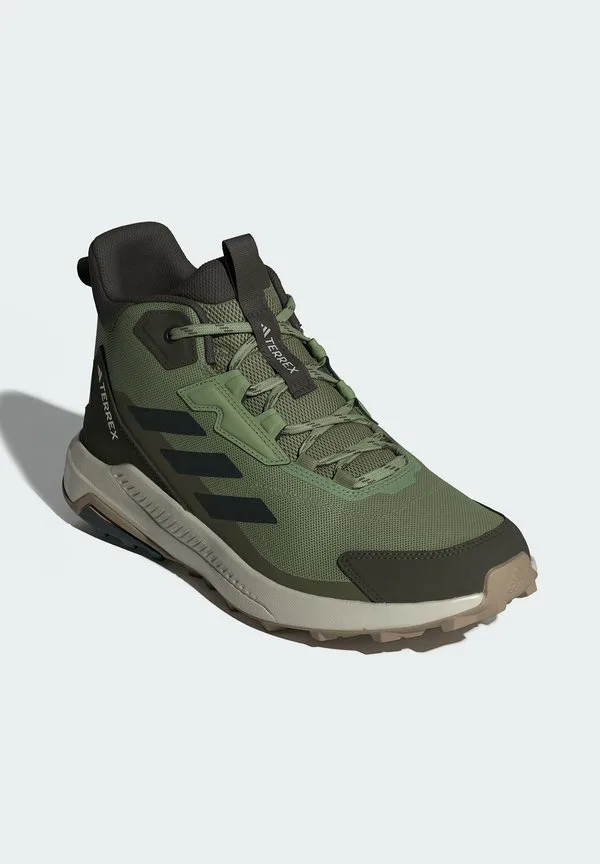 Походные ботинки terrex anylander средней высоты Adidas Terrex, Tent Green/Core Black/Olive Strata — фото 2