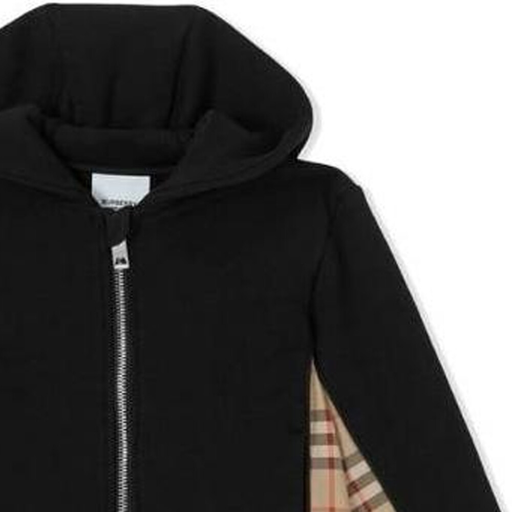 Детские худи и свитшоты Burberry, цвет Black — фото 4