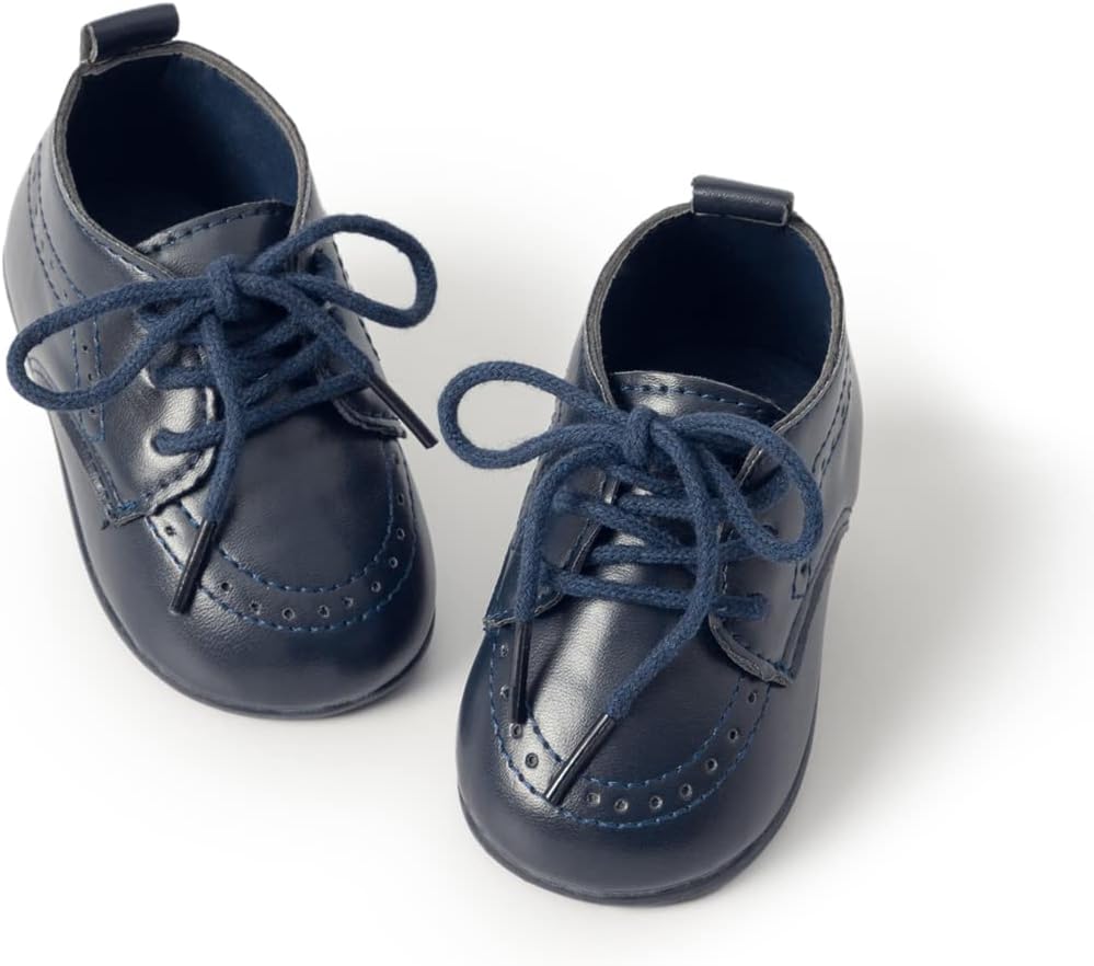 

Детские туфли-оксфорды для мальчиков из искусственной кожи Ohsofy, темно-синий