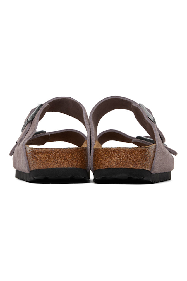 Узкие сандалии Arizona с мягкой стелькой Birkenstock, фиолетовый — фото 2